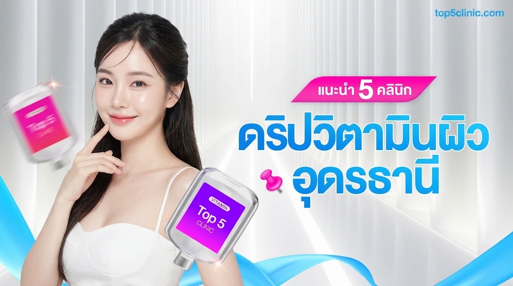 แนะนำ 5 คลินิก ดริปผิว อุดรธานี