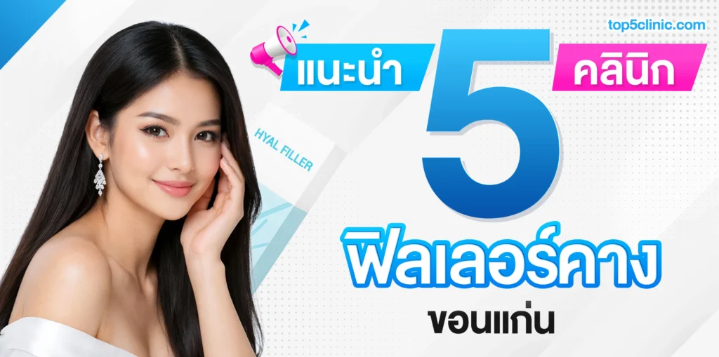 อัปเดตล่าสุด! แนะนำ 5 คลินิก ฟิลเลอร์คาง ขอนแก่น ที่ต้องลอง