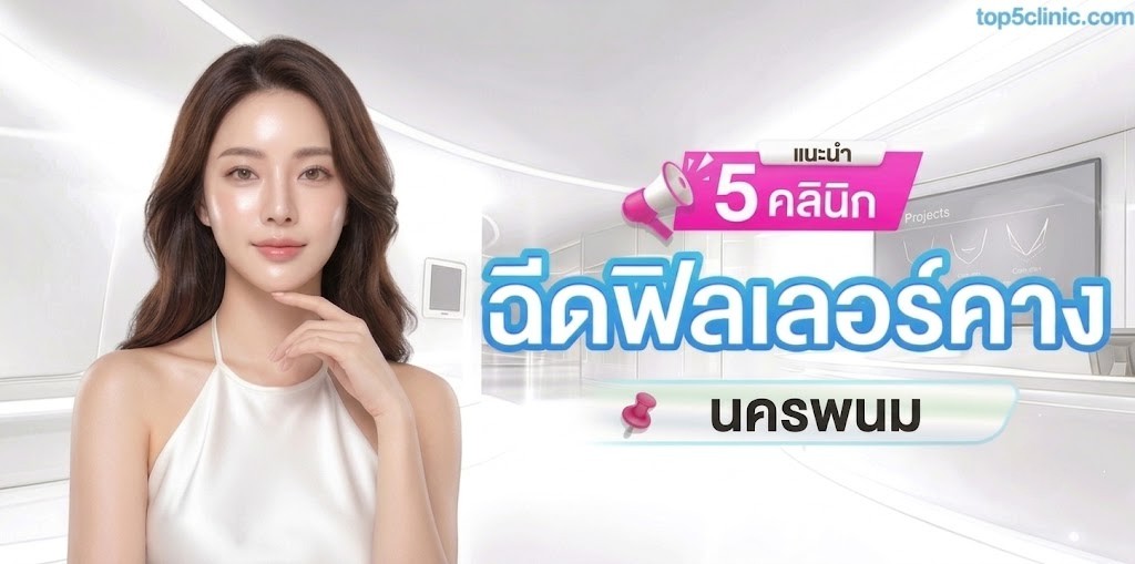 แนะนำ 5 คลินิก ฉีดฟิลเลอร์คาง นครพนม